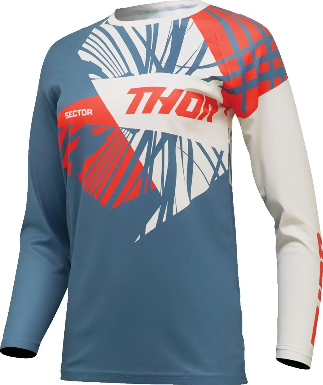 Thor Damen-Trikot „Sector Split“ – Blau/Weiß