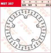 TRW Runde, feste Bremsscheibe für Motorräder