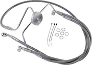 Drag Specialties Bremsleitungssatz mit Verlängerung - Edelstahl