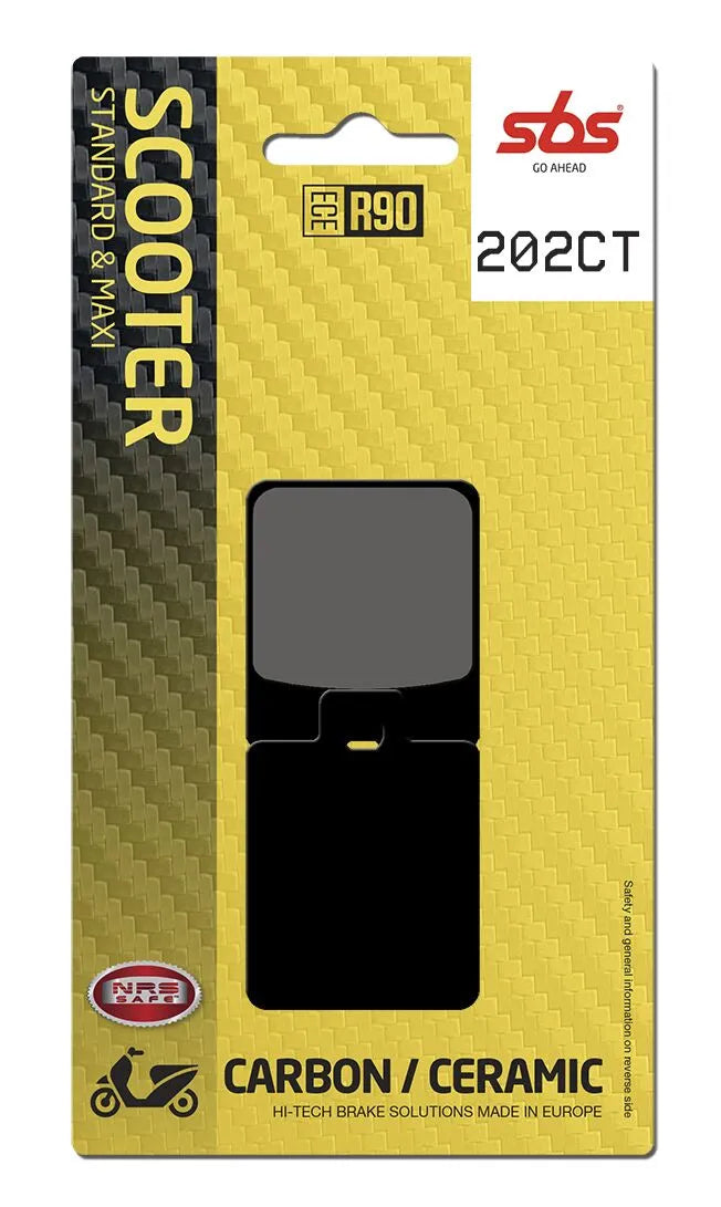 SBS CT Scooter Carbon Tech Organische Bremsbeläge
