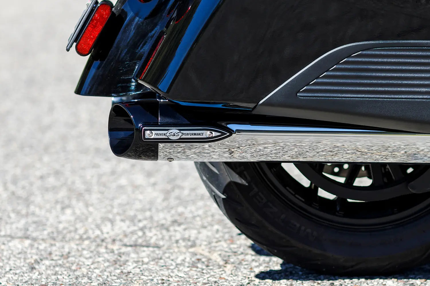 S&amp;S Cycle 4" Broadhead Slip-on Schalldämpfer - Chrom