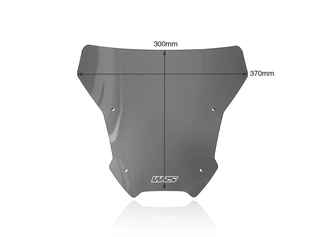 WR-Scooter-Windschutzscheibe – Dunkel getönt