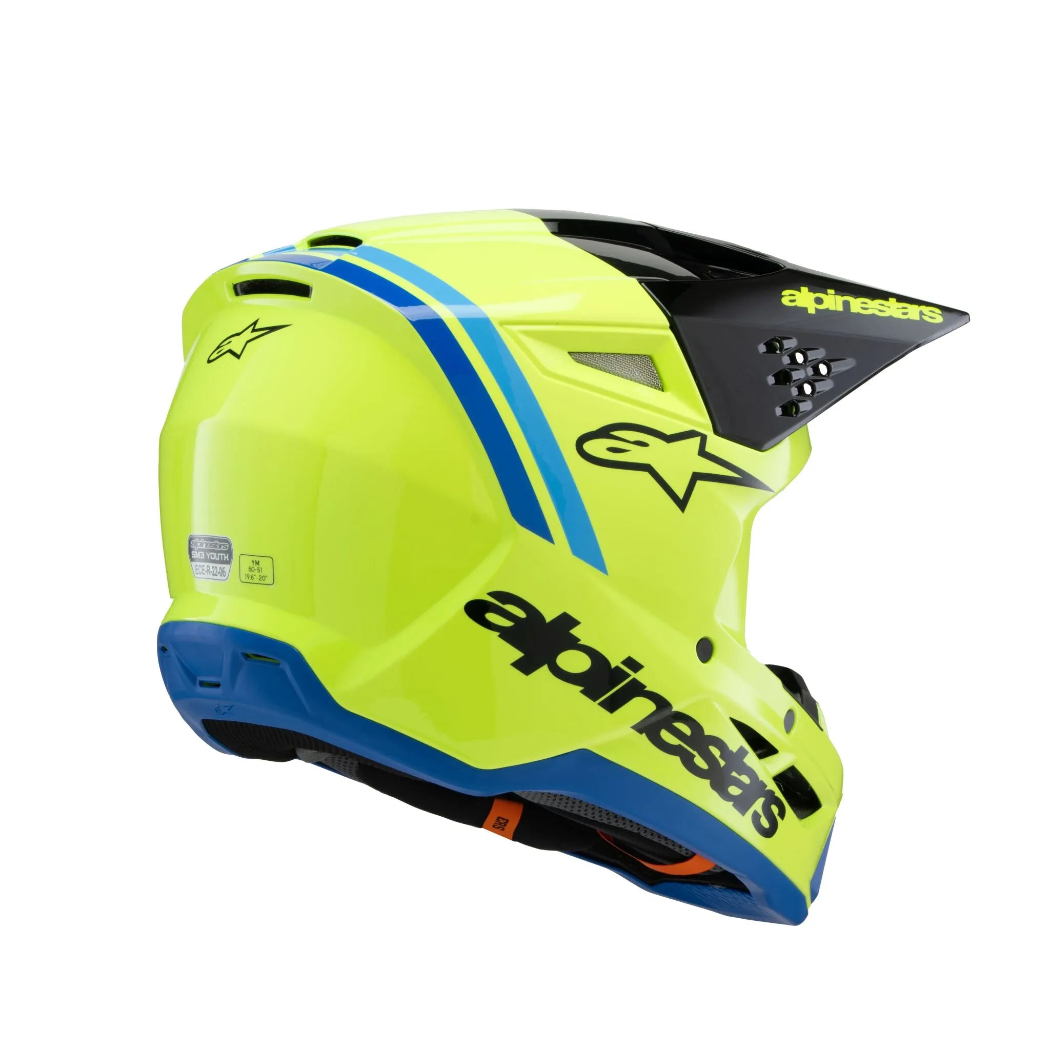 Alpinestars SM3 Jugend-Radiumhelm - MX, Enduro, Offroad