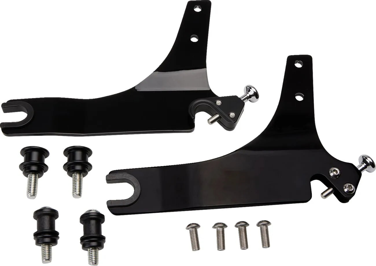 Abnehmbares Rückenlehnen-Set Cobra – Schwarzer Stahl