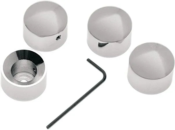 Drag Specialties Chrom-Zylinderkopfschraubenabdeckungen