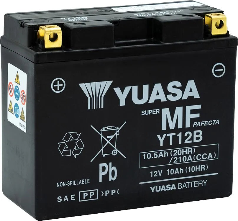 Yuasa Yt12b AGM Motorradbatterie