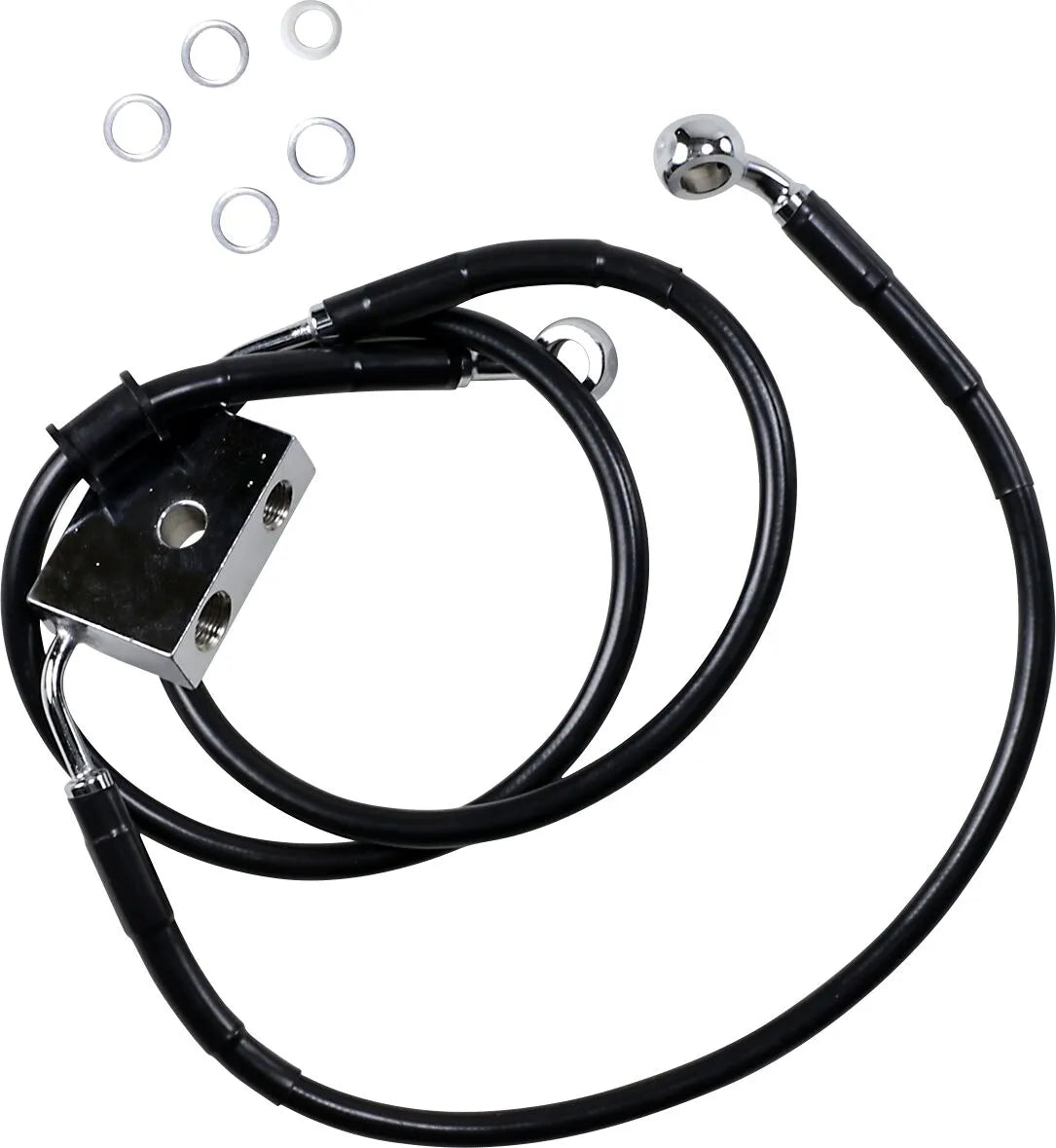 Drag Specialties Bremsleitung in verlängerter Länge für ABS