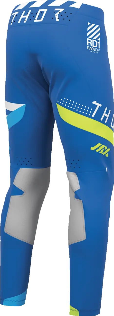 Thor Sportmode Synth Hose – Blau/Weiß/Gelb