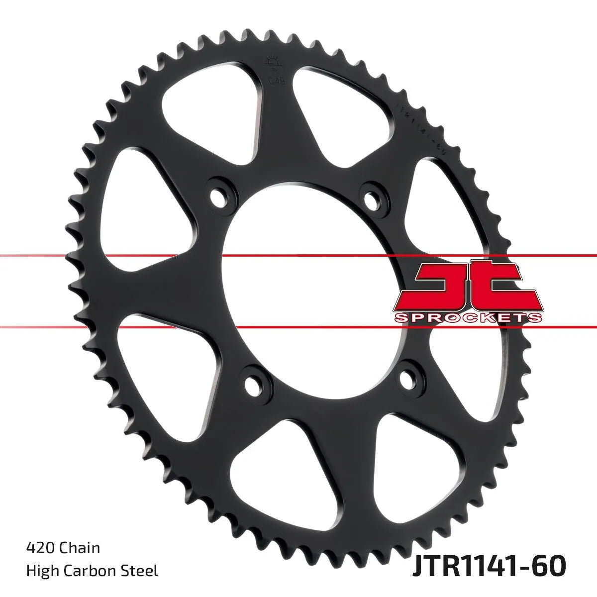JT Sprockets Stahl-Kettenrad hinten, 60 Zähne