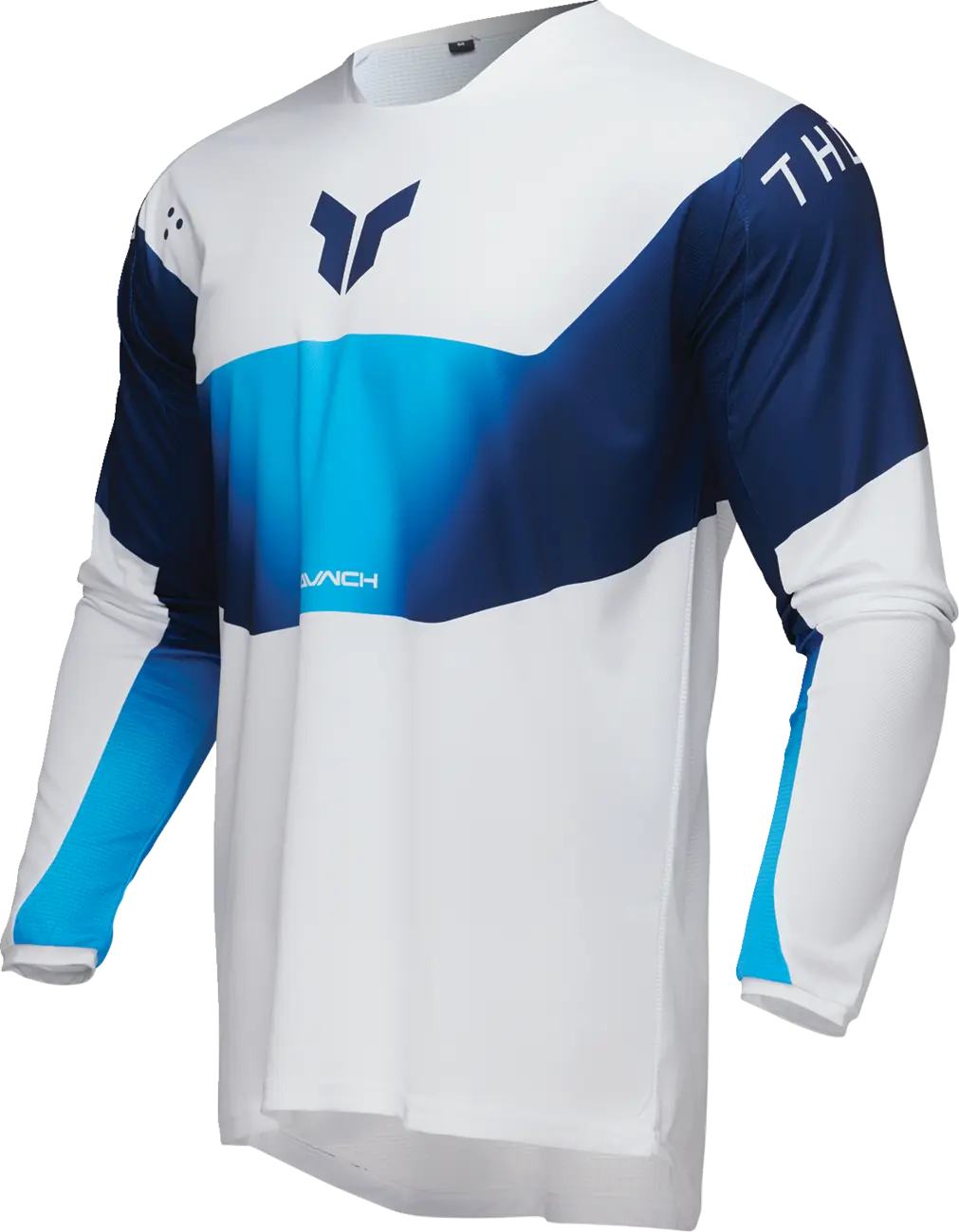 Thor Launchmode Storm Jersey - Blau/Weiß/Marineblau