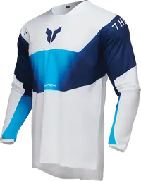 Thor Launchmode Storm Jersey - Blau/Weiß/Marineblau