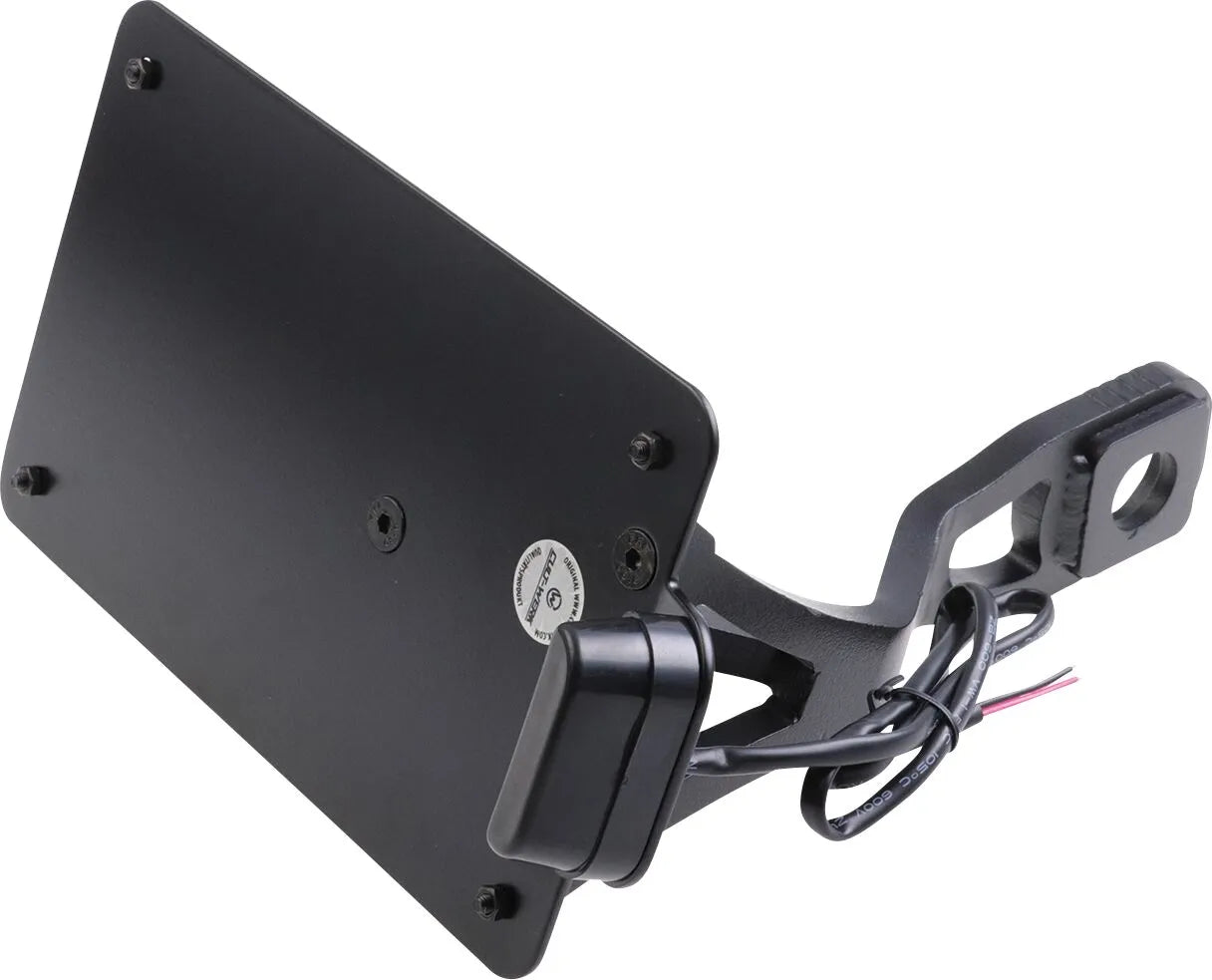 Cult Werk Nummernschildhalter – Schwarzer Stahl