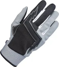 Biltwell Baja Handschuhe, Motocross-inspiriert - Schwarz/Grau