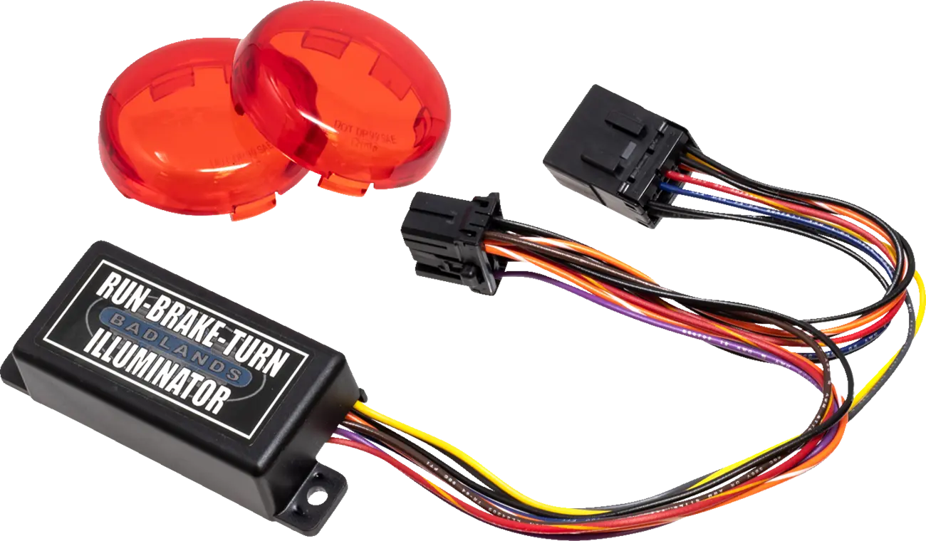 Badlands Plug-in-Beleuchtungsgerät mit roten Linsen