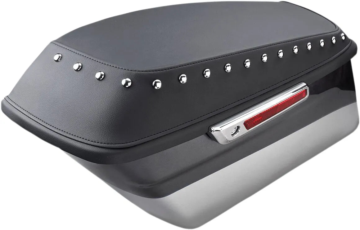 Saddlemen Bagger Deckelabdeckung - Schwarzes Vinyl