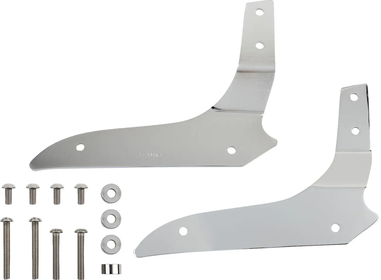 Cobra Square Sissy Bar Kit - Chromstahl