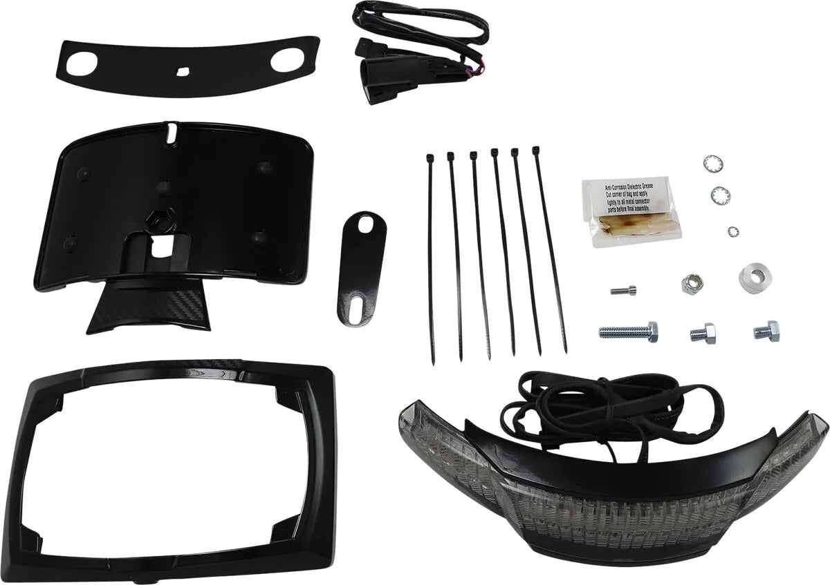 Ciro Latitude LED-Rücklicht &amp; Kennzeichenhalterung für Harley-Davidson