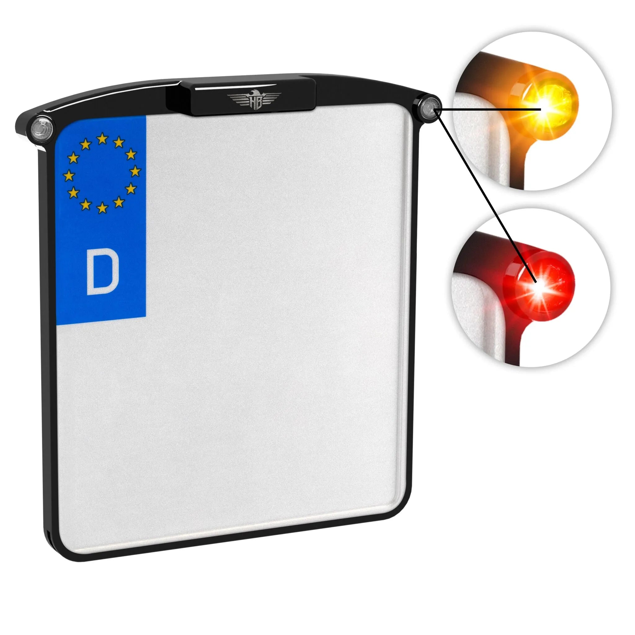 Heinz Bikes Nano Kennzeichenhalter für Motorräder