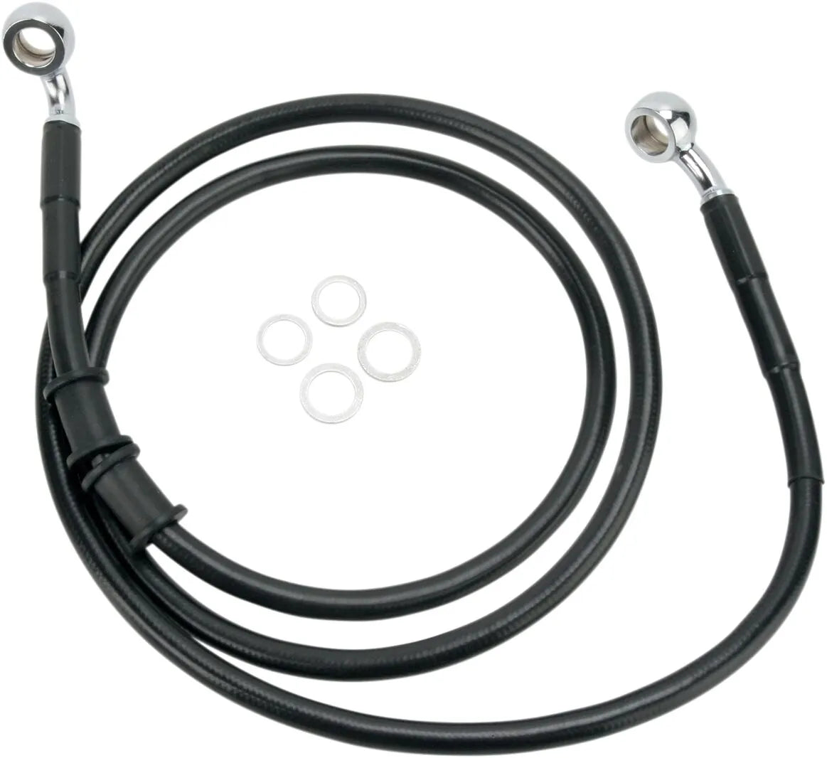 Drag Specialties Edelstahl-Bremsleitungssatz Vorderachse oben