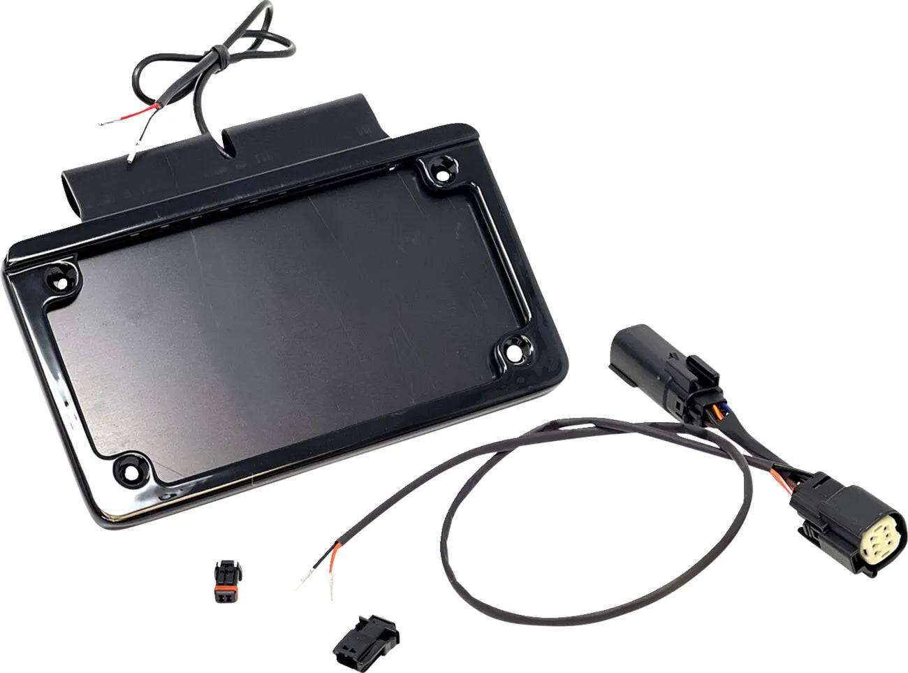 Namz Kennzeichenhalter mit weißer LED für Harley-Davidson