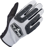 Biltwell Anza Handschuhe - Schwarz/Weiß