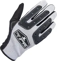 Biltwell Anza Handschuhe - Schwarz/Weiß