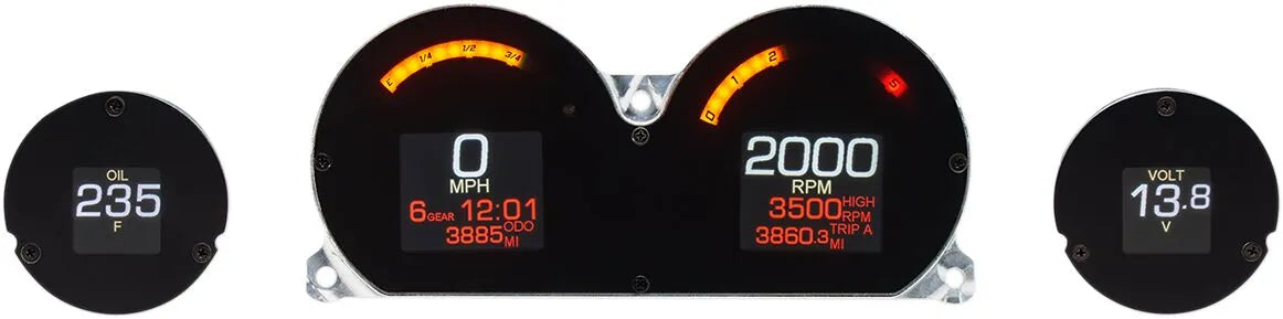 Dakota Digital MLX Serie Vier-Anzeigen-Set