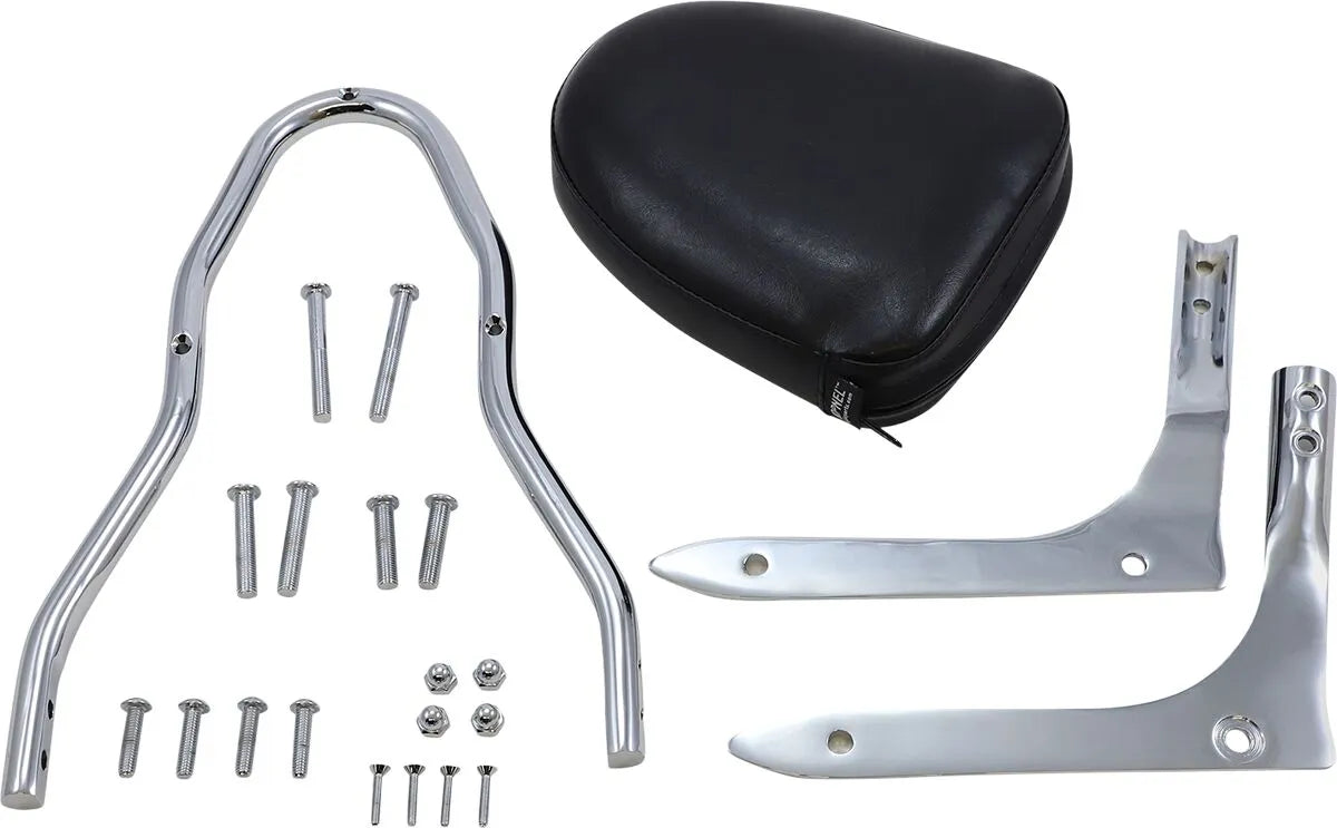 Show Chrome Sissy Bar Kit – Schwarz &amp; Chrom