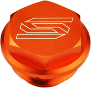 Scar Bremsflüssigkeitsbehälterdeckel – Orange Aluminium