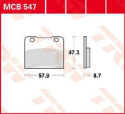 TRW Allround-Sintermetall-Bremsbeläge