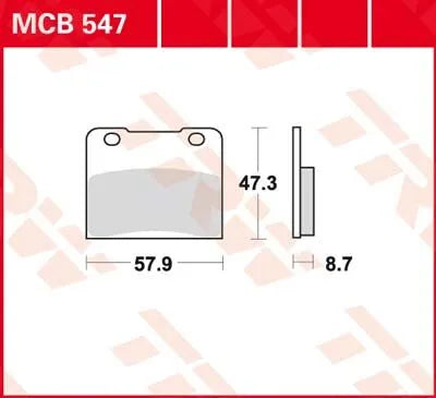 TRW Allround-Sintermetall-Bremsbeläge