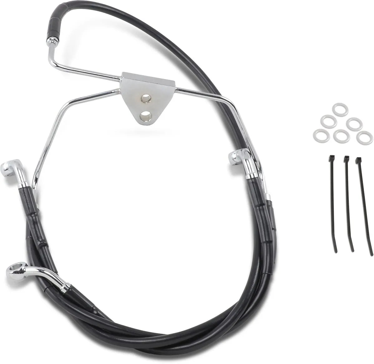 Drag Specialties Edelstahl-Bremsleitungssatz
