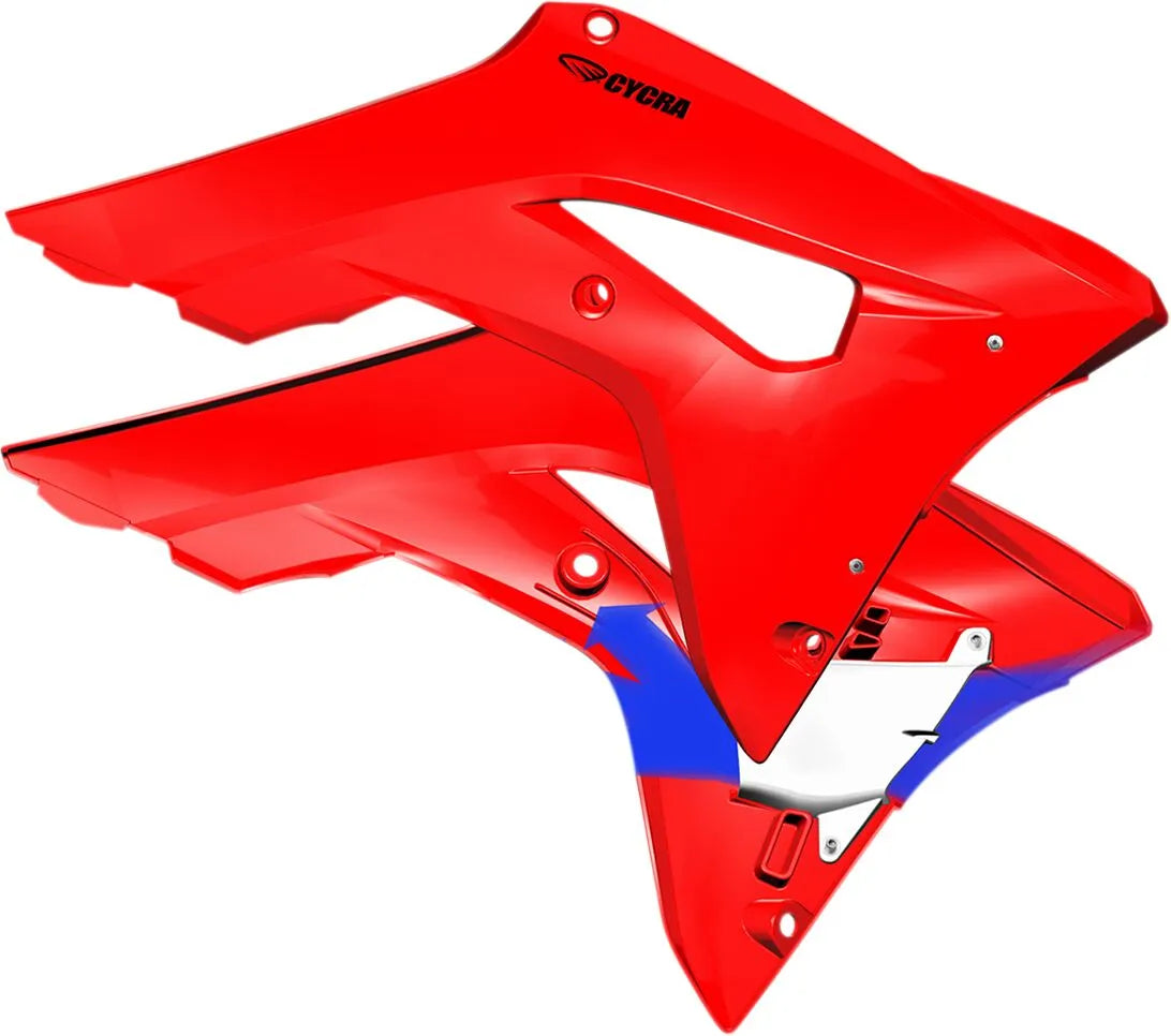 Cycra Powerflow Ansaug-Kühlerabdeckungen Rot