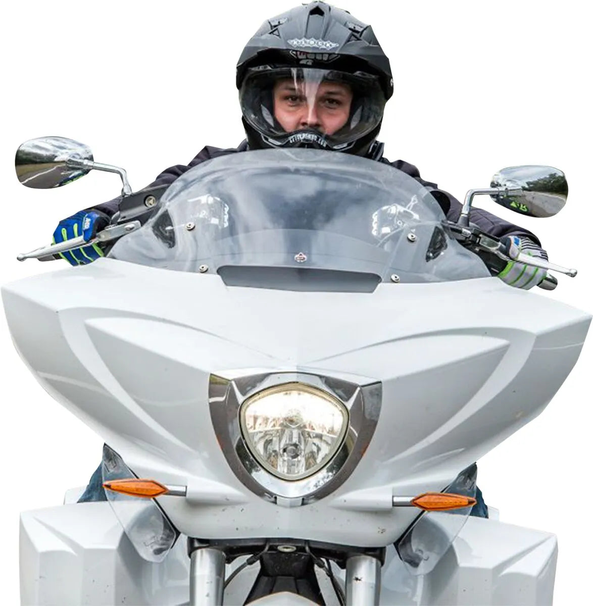 Klock Werks Windschutzscheibe mit niedrigem Flare - Klar