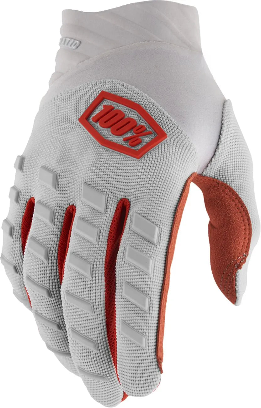 100% Airmatic Handschuhe für Motocross - Orange/Silber