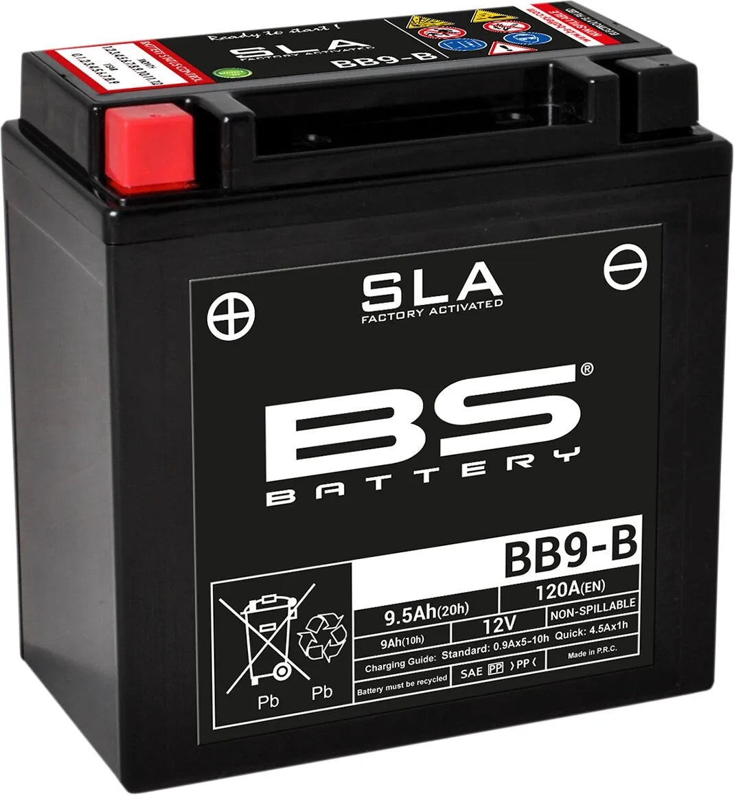 BS Batterie AGM 12V 9Ah - Wartungsfreie Batterie