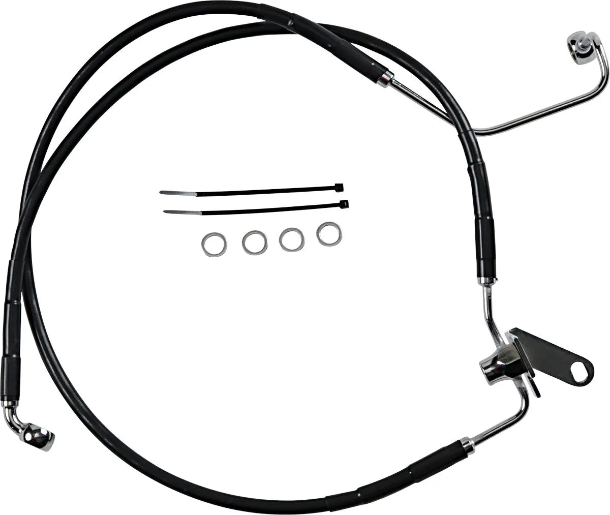 Drag Specialties Bremsleitungssatz mit Verlängerung für die Hinterachse
