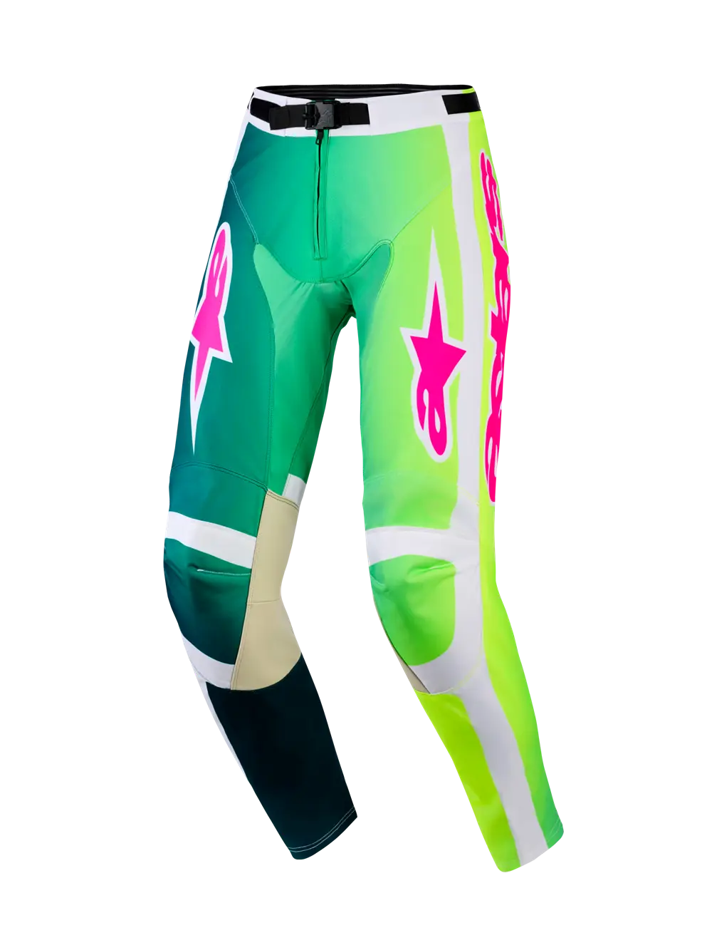 Alpinestars Racer Portl Hose – Schwarz/Grün/Weiß