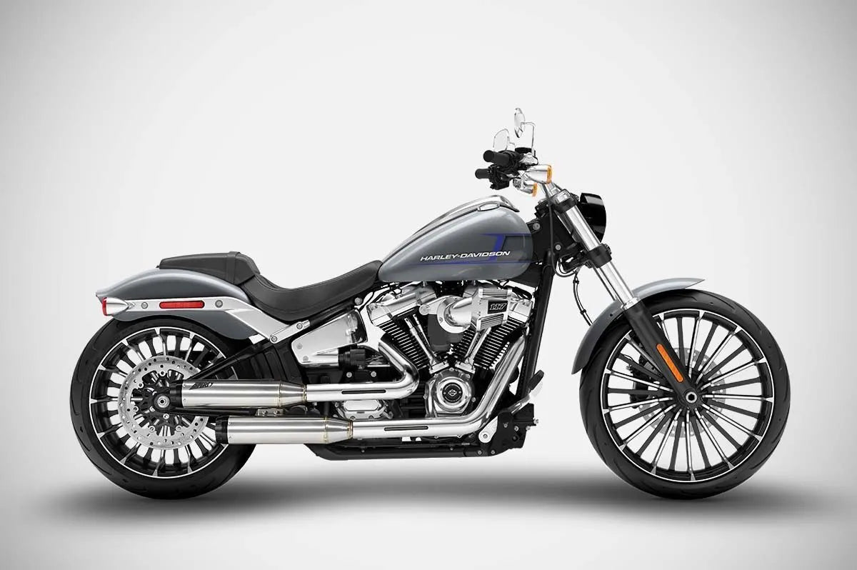 Zard Überlappender Slip-on-Schalldämpfer für HD-Softail