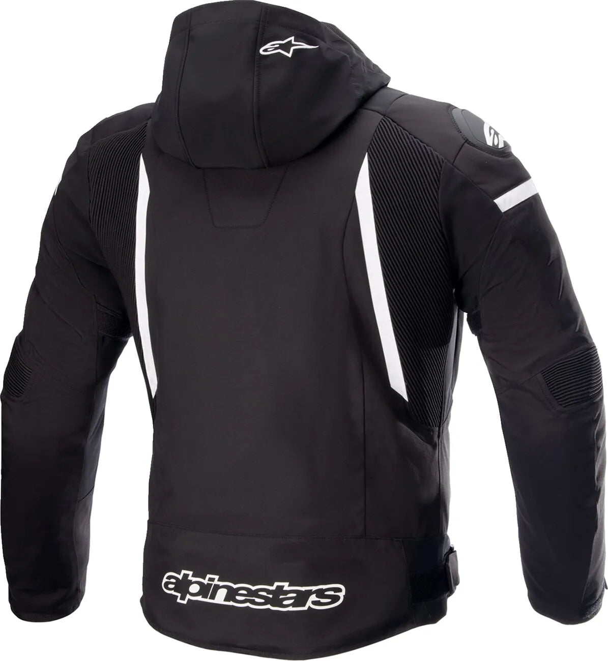 Alpinestars Zaca Wasserdichte Jacke für Motorradfahrer - Schwarz/Weiß