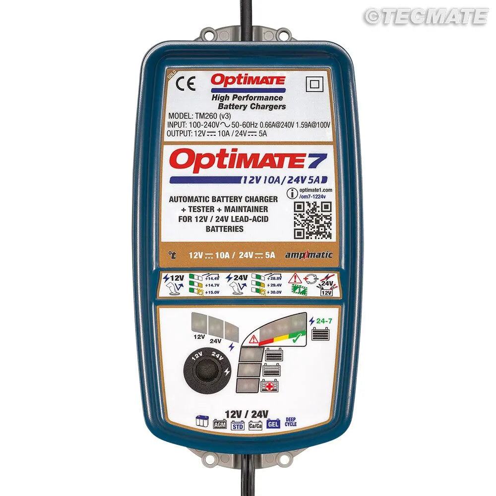 Tecmate Optimate 7 12V/24V Akkuladegerät