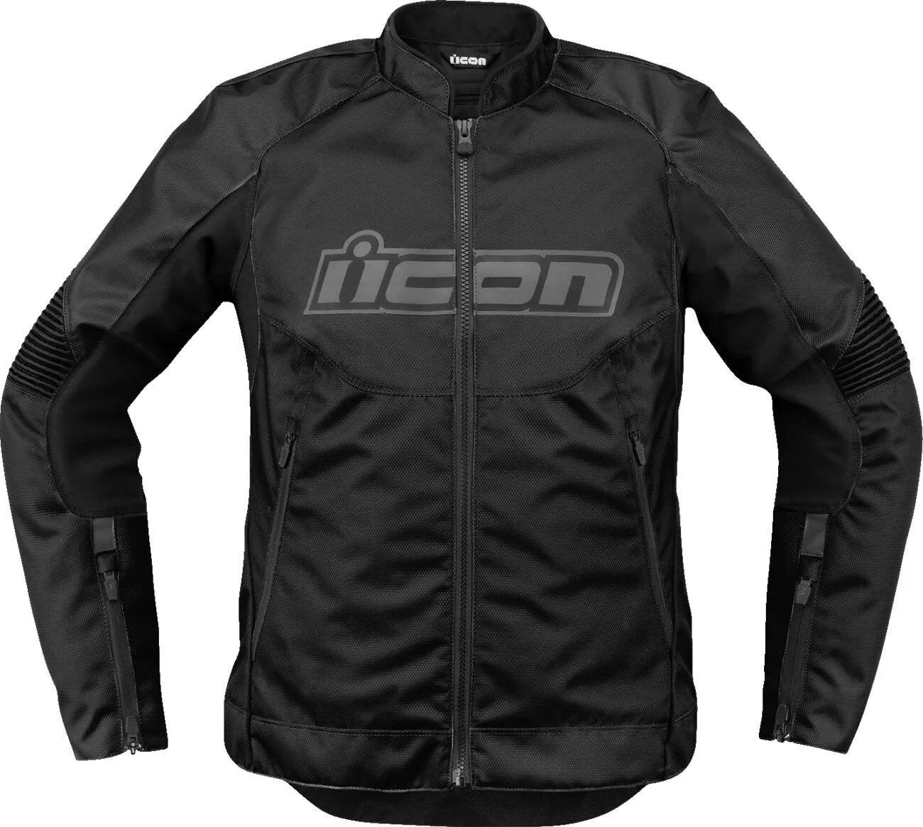 Icon Overlord3™ Damen-Motorradjacke - Schwarz/Grau