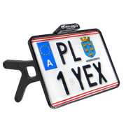 Heinz Bikes Kennzeichenhalterung für 3/4"-Achsen