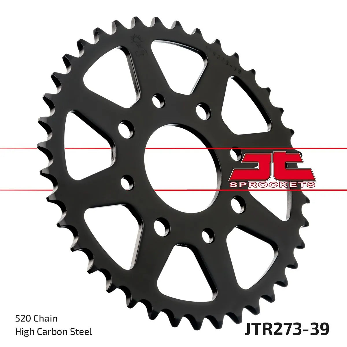 JT Sprockets Stahl-Kettenrad hinten - 520, 39 Zähne