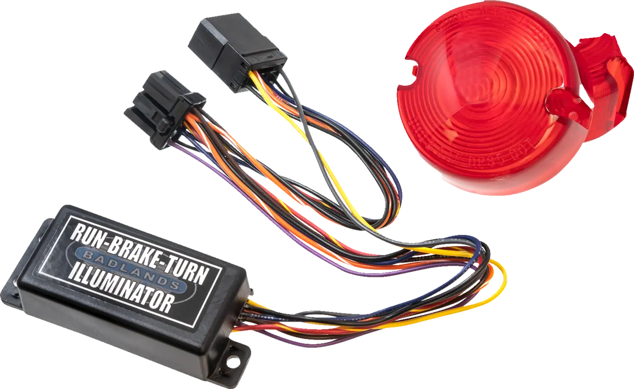 Badlands Plug-in-Beleuchtungsgerät mit roten Linsen