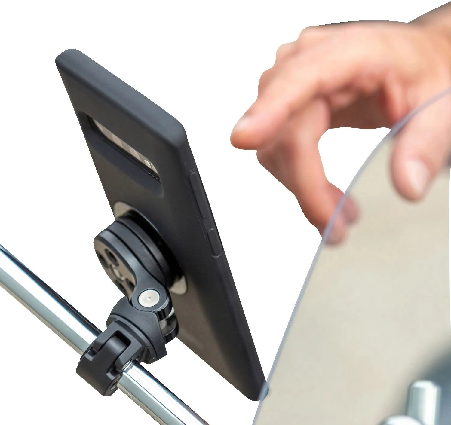 SP Connect Mirror Mount Pro – Motorrad-Handyhalterung