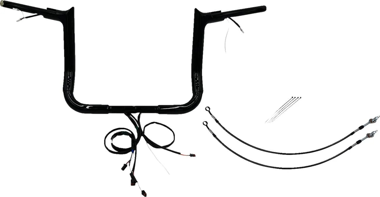 Fat Baggers 1-1/2" vorverdrahteter spitzer Oberlenker-Kit