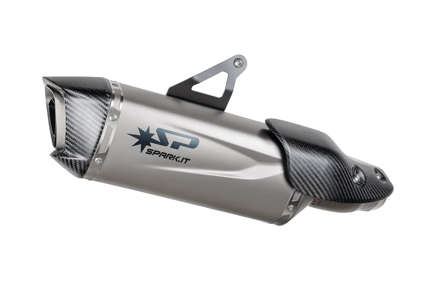 Spark Force Evo Slip-on-Schalldämpfer mit Carbon-Endkappe