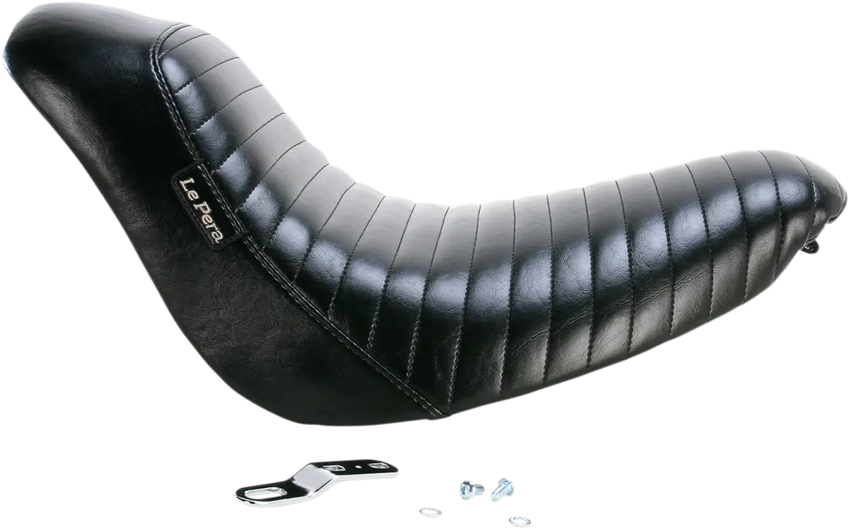 Le Pera Bare Bones Solo Seat - Schwarzes Vinyl