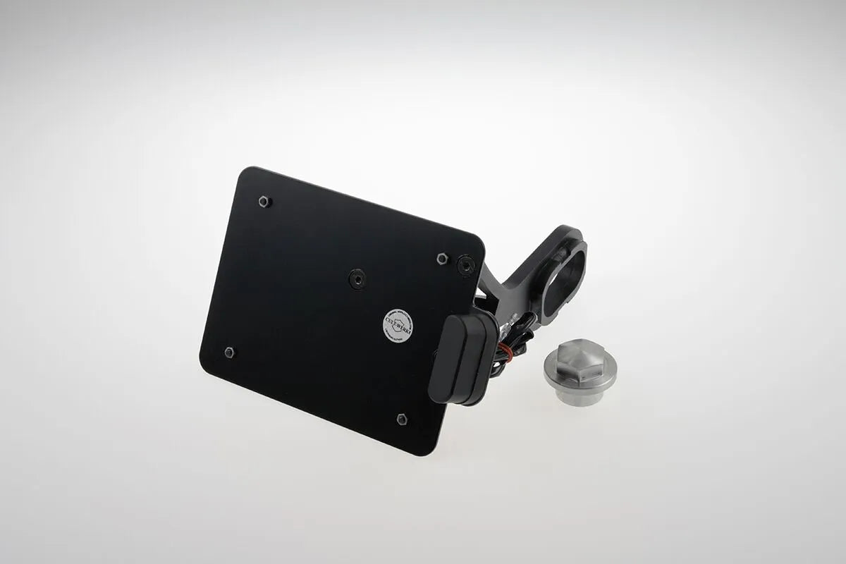 Cult Werk Nummernschildhalter – Schwarzer Stahl